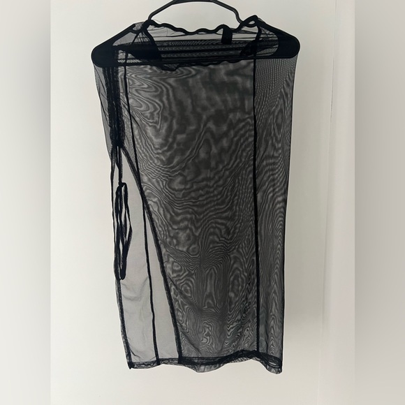 3. SHEIN See-Through Cover up Skirt - Picture 4 of 7